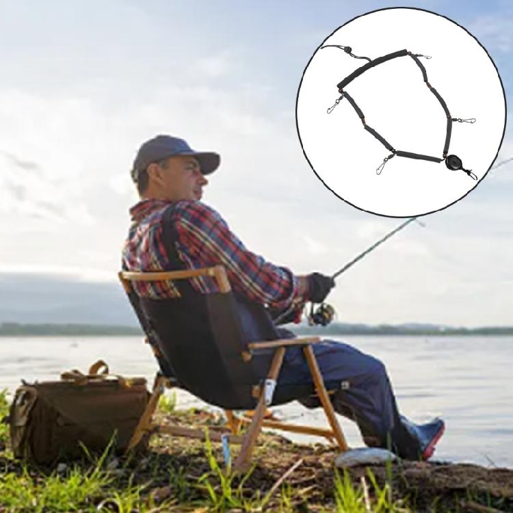 Fishing Tool Holder Lanyard Fly Fishing Accessories Multifunction Fly Fishing Lanyard Necklace with Clip and Retractor