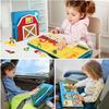 Felt book with detachable elements, 3D board, farm house JP-1001