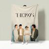 Band T-The 1975 Throw Lightweight 240g Flannel Blanket Soft Skin-friendly for Summer Cooling