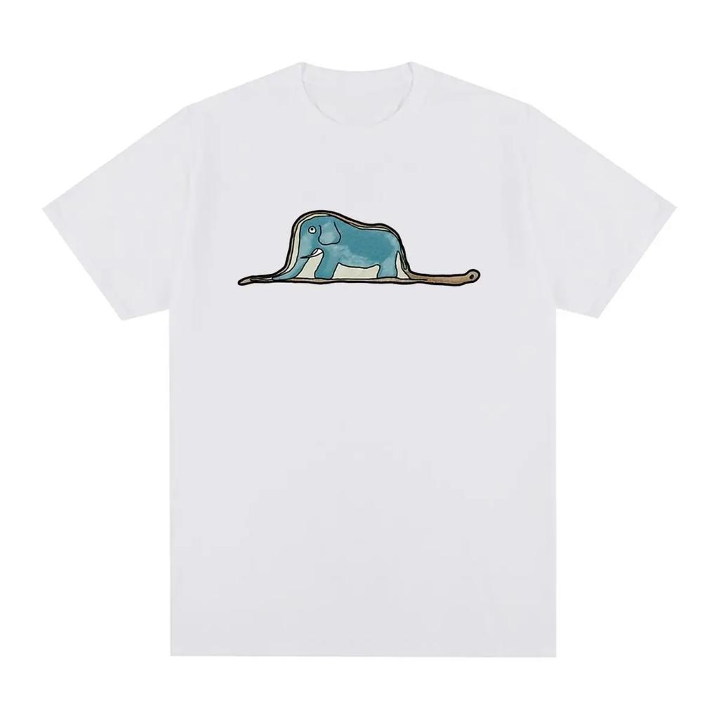 Snake Swallow Elephant Little Prince Vintage T-shirt Harajuku Women's T-shirt New T-shirt Women's Shirt Graphic T Shirts for Men