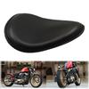 Yoothi Compatible Motorcycle Custom Solo Spring Bracket Seat with Hard Bottom for Black Black Spring Harley, Honda, Yamaha, Kawasaki, Suzuki, Chopper,