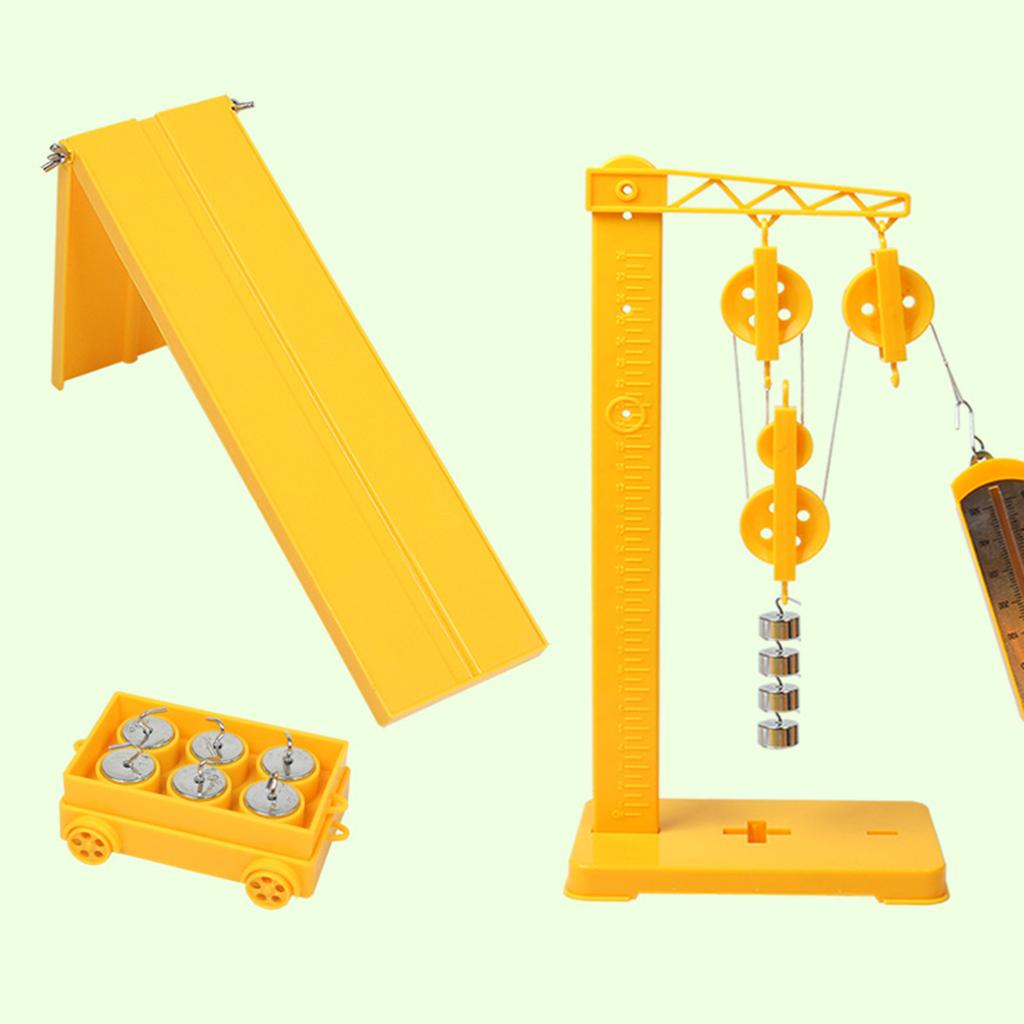 Kids Physics Learning Props Pulley and Lever Mechanics and Friction Experiment Set Hands On Science Educational Toy