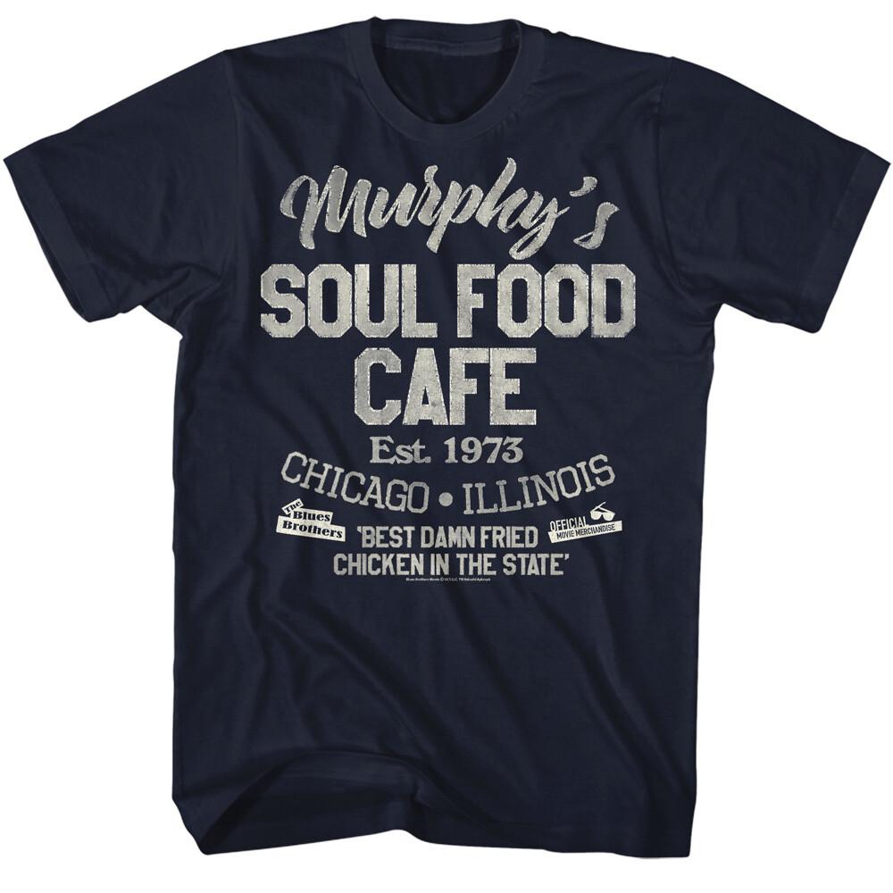 The Blues Brothers Movie Murphy Soul Food Cafe Chicago Illinois Men T Shirt L