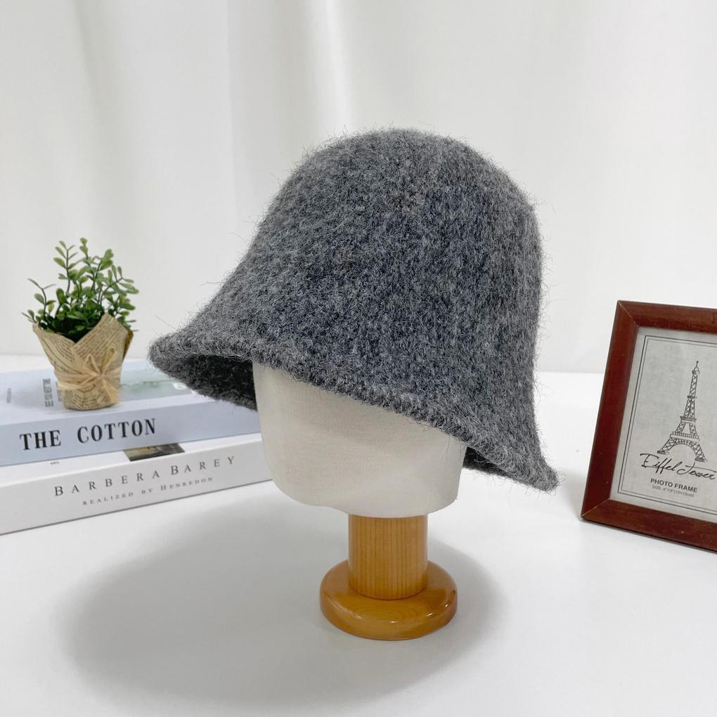Women's and Men's Daily Mix Fur Knit Bucket Hat