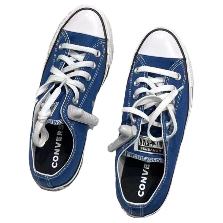 Converse ALLSTAR Comfortable Versatile Low-Top Canvas Shoes Unisex Blue