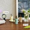 Eco-friendly Material Miniature Soap Dispenser Grid Texture Mini Lotion Bottle Dollhouse Accessory for 1:12 Scene Decor
