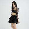 Leobyui Daisy Skirt Black