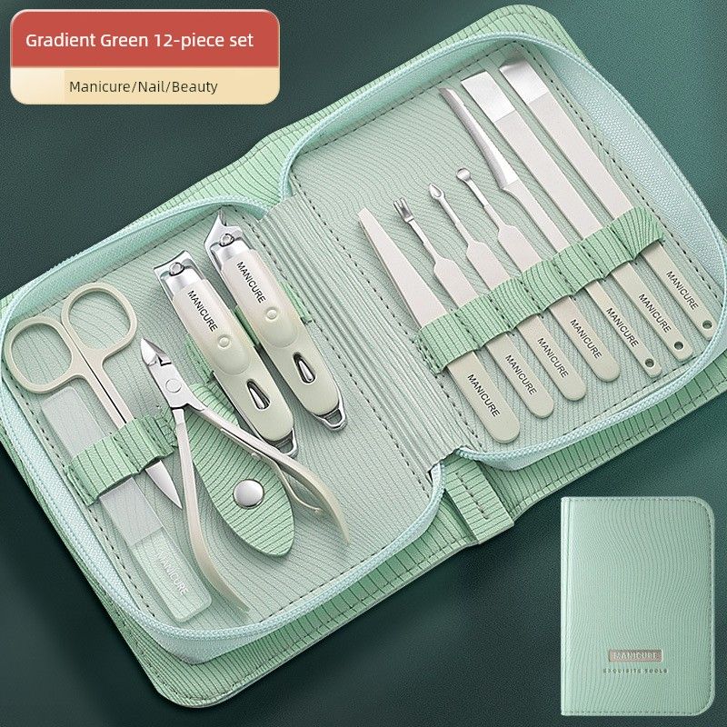 Nail Clippers Suit Nail Scissors For Home Unisex Special Use Pedicure Tools Nail Clipper Pliers Original Manicure 18-Piece Set
