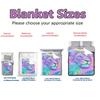 Rainbow Lion Flannel Throw Blanket – Vibrant Art Design, Soft Cozy Fleece for Home, Office, Sofa & Car – All-Season Use