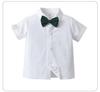 British Gentleman Summer Children's Shorts Set: Short-Sleeved Formal Wear for Boys.