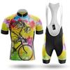Herren Fahrradtrikot Shorts Set Atmungsaktiv Schnelltrocknend Performance Kit Rennrad Fahren