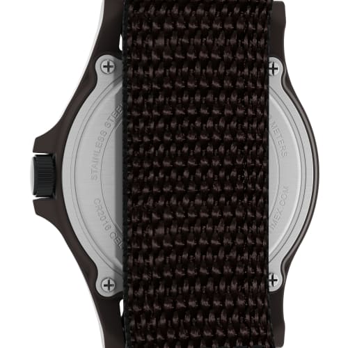 Timex Men's Expedition Acadia 40mm Watch, Black/Gray/Brown. Stylish.