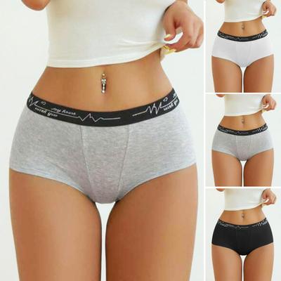 Women Panties High Waist Elastic Thin Seamless Butt-lifted Soft Anti-septic Glossy Ice Silk Lady Underpants