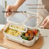 304 Stainless Steel Leak-Proof Lunch Box for Students & Office Workers - Portable, Sealed, and Compartmented Square Meal Container