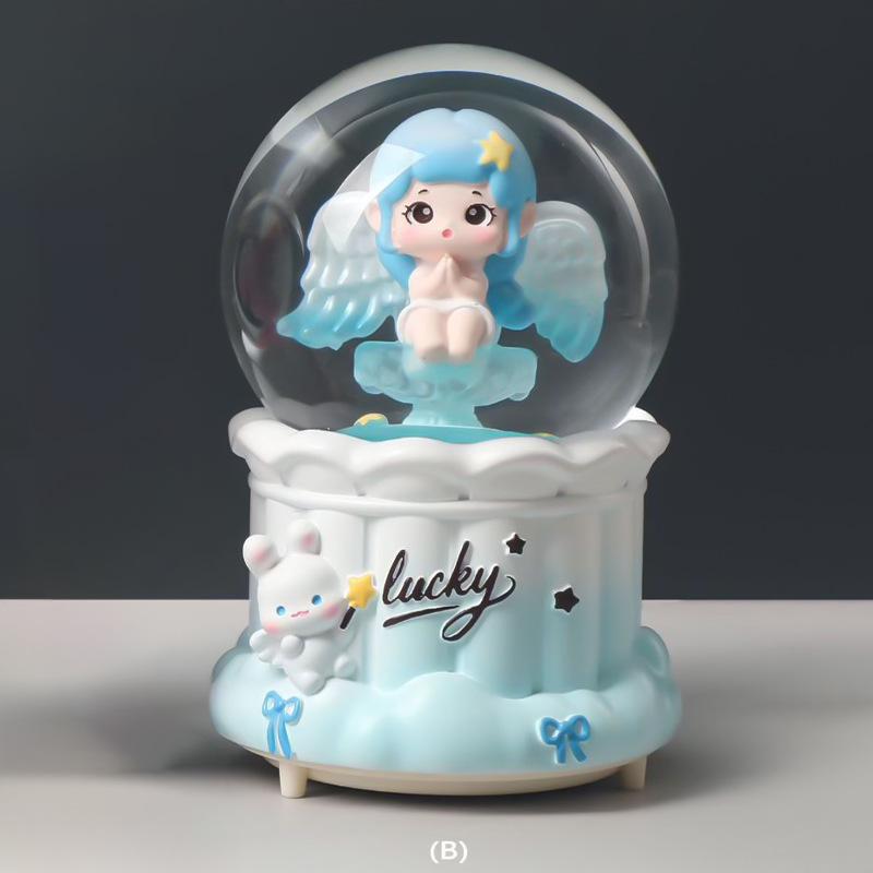 Astronaut Crystal Ball Music Box Ornament - Student Snow Globe Birthday Gift