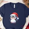 Cute Penguin T Shirt Soft And Adorable Holiday With Festive Design Perfect For Seasonal Cheer Christmas Ing Vintage