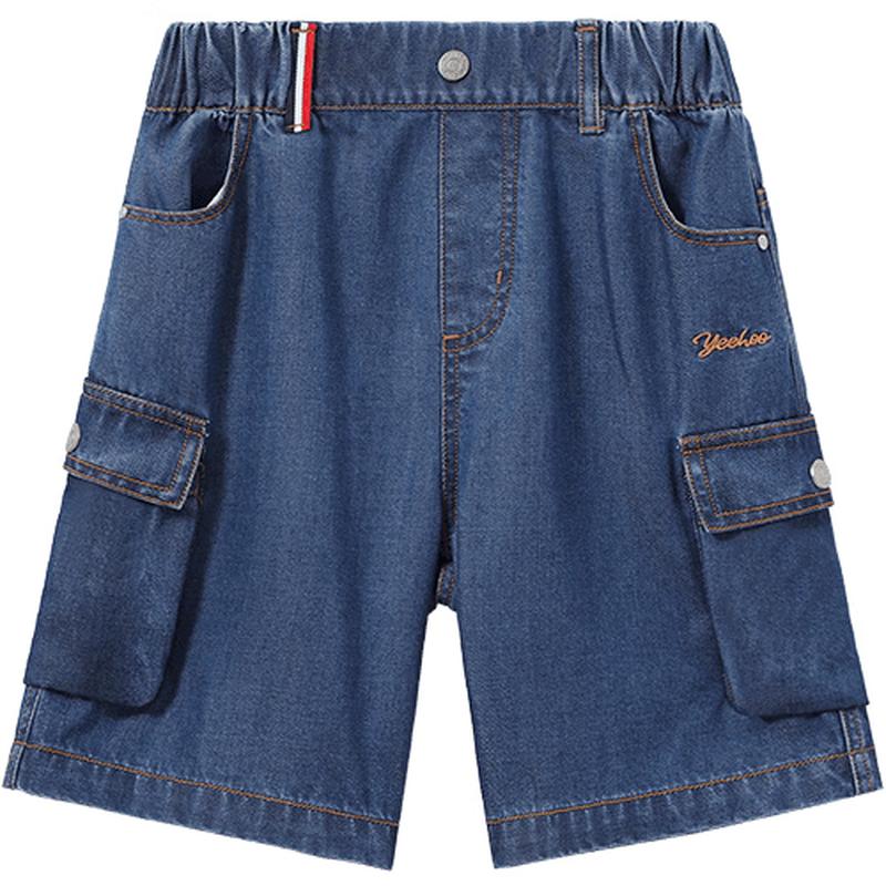 Yeehoo Boy s Lightweight Casual Denim Shorts 150