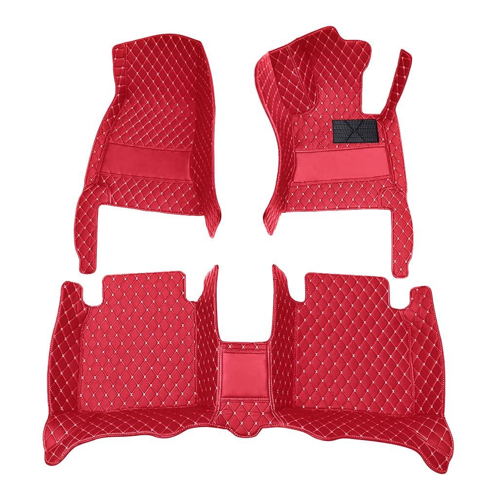 

Автомобильный коврик MaiKZ, совместимый с Benz CLA C118 2019-2022, передние и задние напольные коврики, Applicable CLA C118 2019-2022 красный