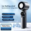 Xiaomi Handheld High-speed Small Fan 100-speed Adjustable Wind Turbo Digital Display Ice Cooling Usb Rechargeable Electric Fan