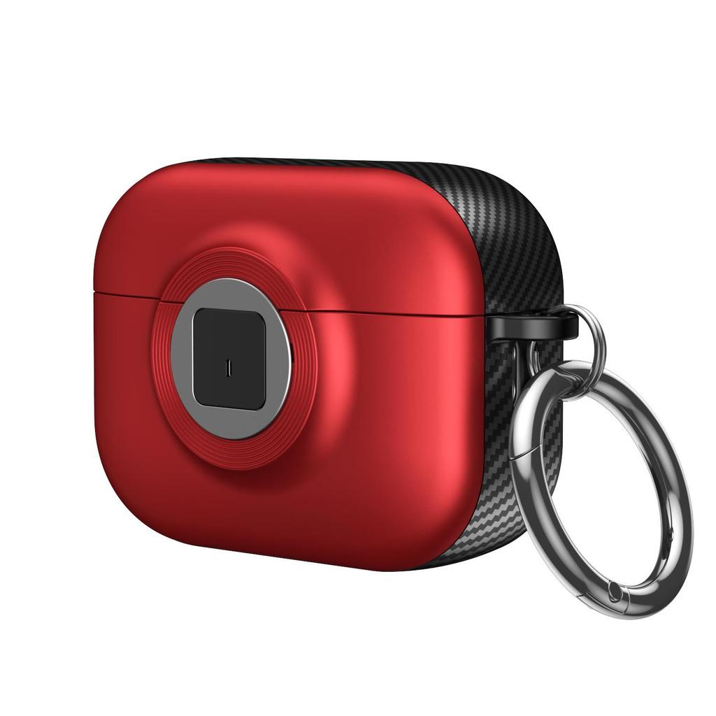 For Airpods 4 Case With Secure Lock Cover For AirPods Pro 2 2nd 3nd 1st Generation Cases TPU PC Headphone Sheath With Keychain