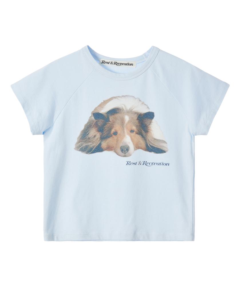 REST&RECREATION Riri Crop T-Shirt Skyblue