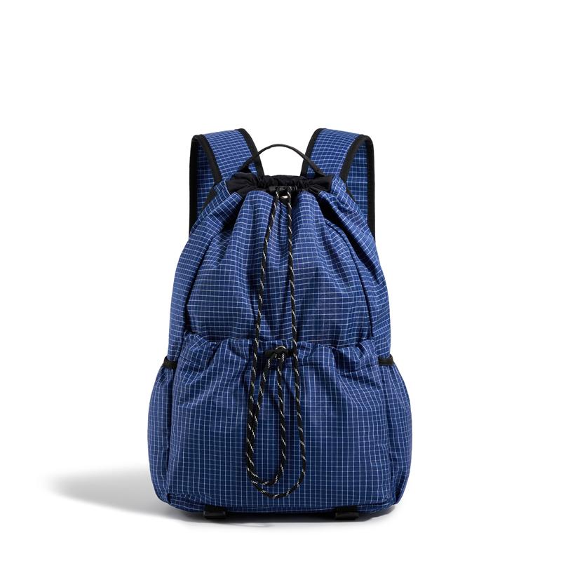 Plaid Waterproof Backpack Men's Backpack Outdoor Women's  Travel Large Capacity Backpack