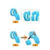 7 Colors Silicone Male Chastity Device Cock Cage Sex Toys With 5 Penis Ring Prevent Breaking Free Standard Short Cages Sex