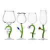 Pflanzenkelch Kristallglas Kreativ Hochzeitsfeier Glaswaren Weinprobe Gläser Blume KLASSISCH BURGUNDY Bordeaux Champagnerkelch