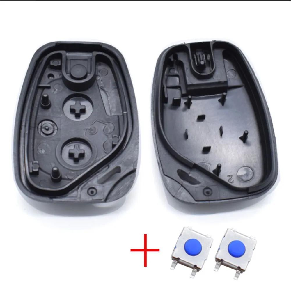 

Для Renault Kangoo Traffic Master Для Nissan Interstar Primastar Автомобильный дистанционный ключ чехол защитный чехол с 2 кнопками переключатели чёрный