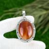 Memorial Day Sale Oval Natural Montana Agate Bezel Pendant Jewelry 925 Silver