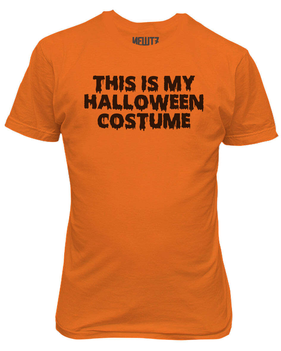 This is My Halloween Costume Orange T-Shirt S