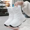 Women's Boots Autumn and Winter New Cotton Boots Outdoor High-top Velvet Warm Thick-soled Cotton Shoes Snow Boots Women