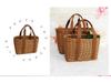 Rattan Woven Handbag - Fruit & Picnic Basket