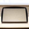 2 Shaku Square Wood Grain Tray Champagne Gold Lacquerware Made In Japan J-kitchens Tray, (1.2 Ft) High-rimmed, (tray), Aqua, Black, Non-slip, 36cm,