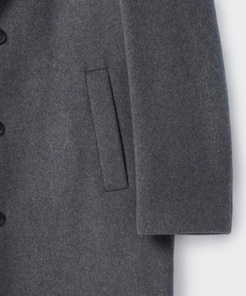 Musinsa Standard Cashmere Blend Oversized Single Coat [Medium Grey]