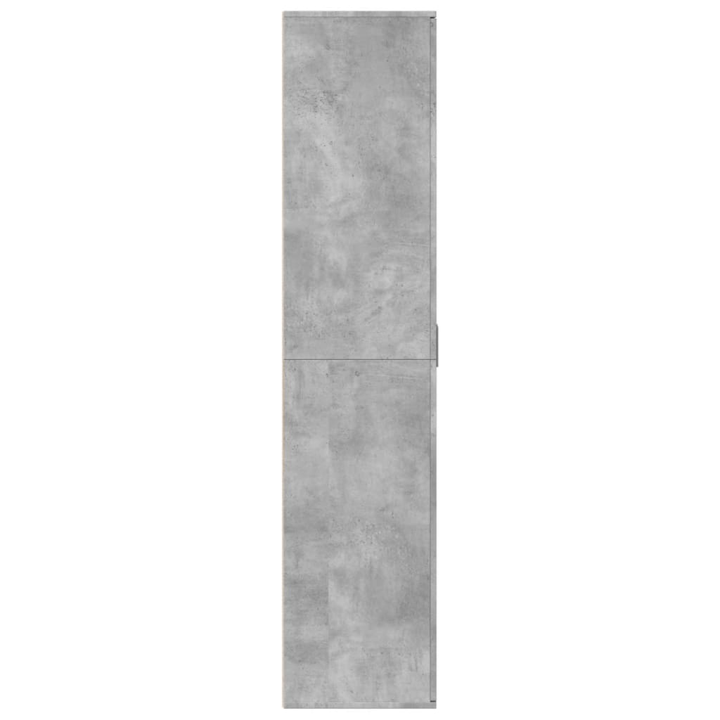Vidaxl Szafka Na Buty, Szarość Betonu, 80X39X178 Cm