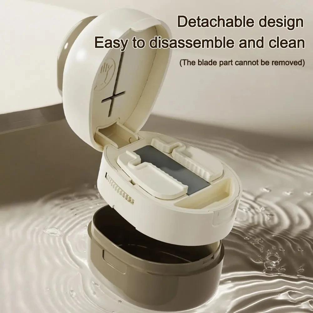 Lebensmittelechter Tablettenschneider 2/4-in-1 Medikamententeiler Täglicher Tablettenteiler Tablettenaufbewahrungsbox Täglicher Gebrauch