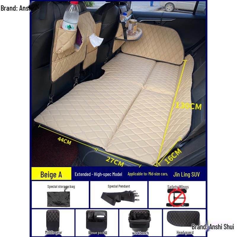 Foldable Car Rear Seat Sleeping Mattress for Travel