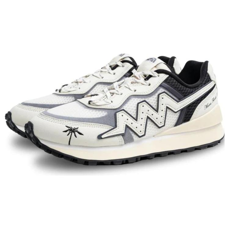 New LiNing Wade 001 Anti Slip Wear Resistant Low Top Casual Shoes Men's Beige Black ABCS017-4