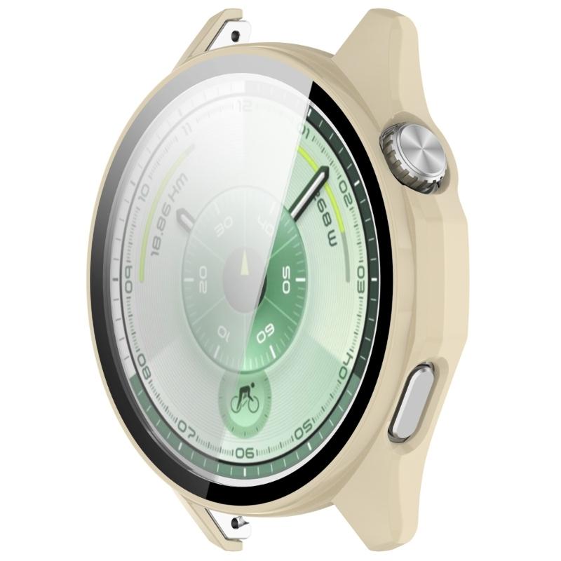 Smartwatch Cover Shell Case with Tempered Glass Film Screen Protector Cover for GT6 46MM Scratchproof Watch Case