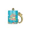 Jingpin Dragon Dance Ceramic Mug with Lid