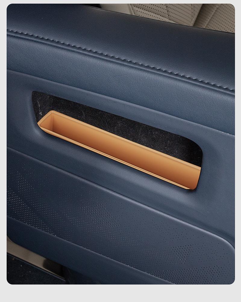 Silicone Storage Box for Zeekr 9X Second Row Aisle Seat Accessories