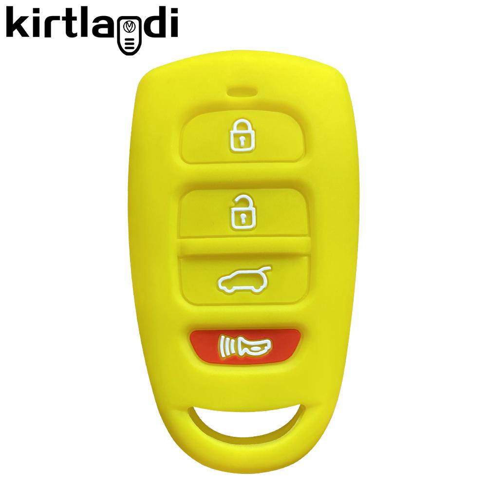 Silikonový obal držák na klíče od auta pro Kia Magentis Carens Sonata sorento rio soul forte pro Hyundai Tucson accent Santa Fe Avante