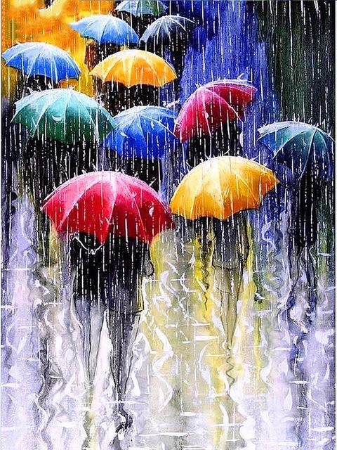 Full Round/Square Diamond Painting Cross Stitch City Kits 5D DIY Mosaic Scenery Home Decoration