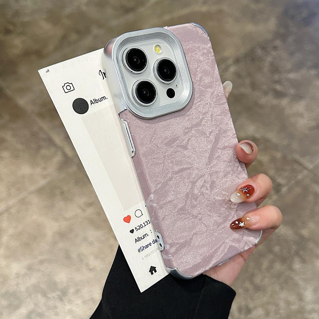 Applicable To IPhone16PRO Velvet Snow Mountain Pattern Mobile Phone Case Apple 15 Creative High End 14 Drop Protection Case