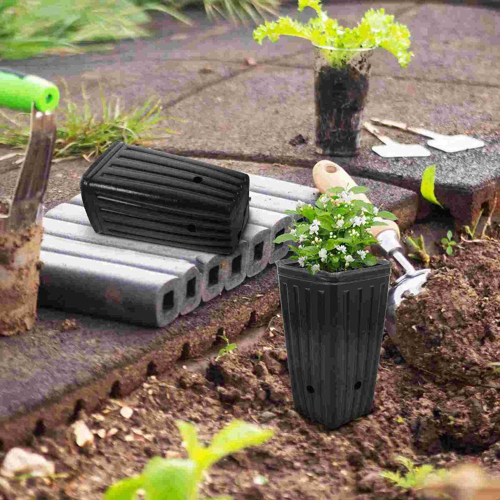 30 Pcs Nursery Cup Plant Grow Cup Seedling Flower Pot Planter Gardening Container Fruit Tree Root Protection Vegetable Growing
