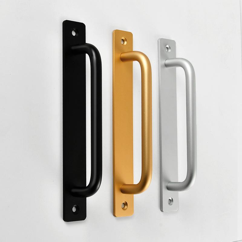 Aluminum Alloy Surface-Mounted Handle for Sliding Glass and Wooden Doors