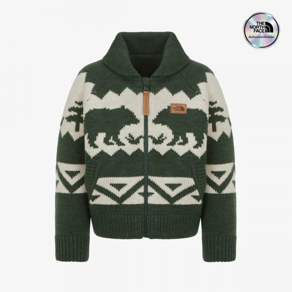 

The North Face Kids Kowichan Cardigan Jungle Green Nj5sr52u JUNGLE GREEN/140
