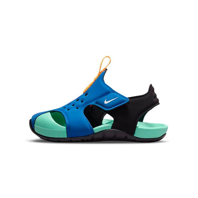 Nike Sunray Protect 2 BT Trendy Versatile Sports Breathable Low-Top Walker Shoes Baby Shoes Blue Red Green DM0973-641