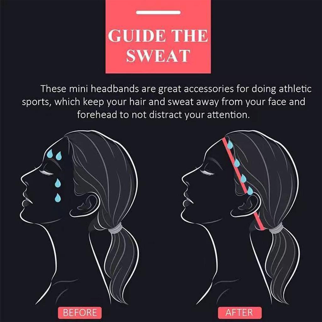Sweat Absorbent Yoga Sweatband Running Outdoor Fitness Headwrap Hair Band Sport Headband Breathable Hairband for Fitness